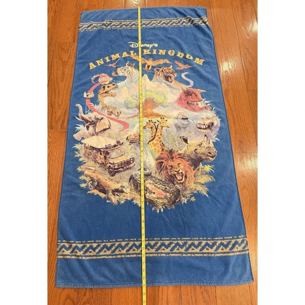 Vintage Disney Animal Kingdom Animals Beach Towel
